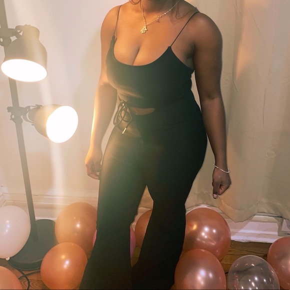 Long black two piece set - Picture 2 of 2